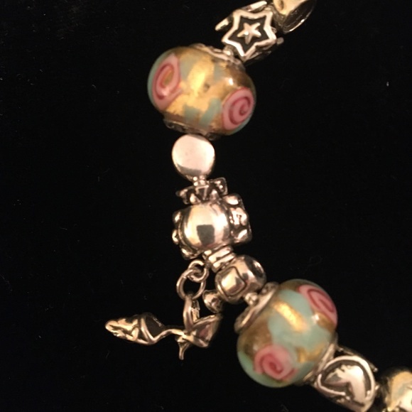 Ross Simons sterling silver charm bracelet - Picture 3 of 5
